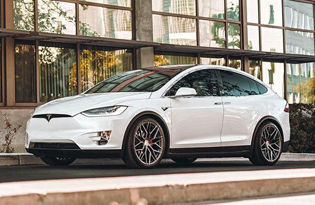 Покраска дисков Tesla с проточкой в Минске